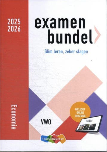 Examenbundel Economie / vwo 2025/2026 9789006994827, Verzenden