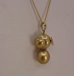 Ketting met hanger - 18 karaat Geel goud, Diep gouden