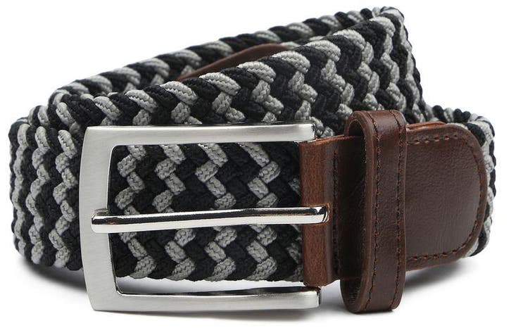 Suitable Geweven Riem Antraciet Zwart maat 105 Heren, Kleding | Heren, Riemen en Ceintuurs, Echt leder, Zwart, Nieuw, Riem of Ceintuur