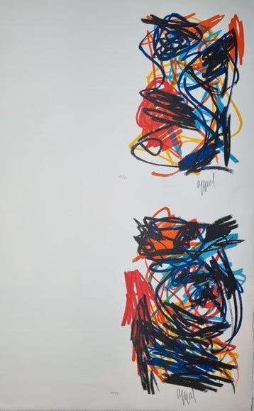 Karel Appel (1921-2006) - Geh durch den Spiegel (SELTEN: 2