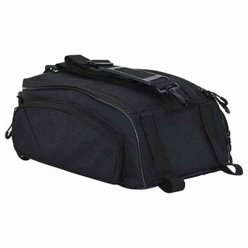 vidaXL Fietstas Zwart 38 x 21 x 16 cm Polyester, Fietsen en Brommers, Fietsaccessoires | Fietstassen, Verzenden, Nieuw
