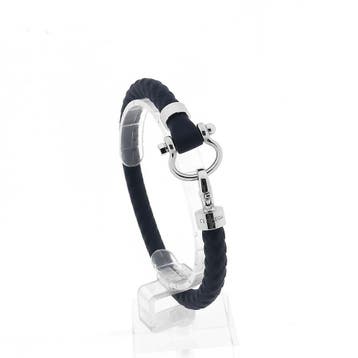Omega Accessories; Sailing Bracelet; Dark Blue; Rubber; (..., Handtassen en Accessoires, Armbanden, Ophalen of Verzenden, Zo goed als nieuw