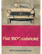 1964 FIAT 1500 CABRIOLET INSTRUCTIEBOEKJE DUITS