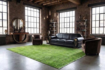 Groene vintage - Vloerkleed - 295 cm - 175 cm -, Nieuw