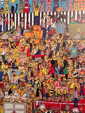 James Rizzi (1950-2011) - A lot of fun for City Kids