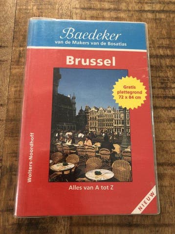 BRUSSEL + STADSPLATTEGROND 9789001055721 BAEDEKER, Verzenden, Gelezen, BAEDEKER