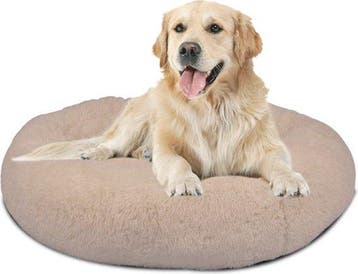 2dekans | Peaceful Pooch L - pluizig hondenbed - 94cm, Ophalen of Verzenden