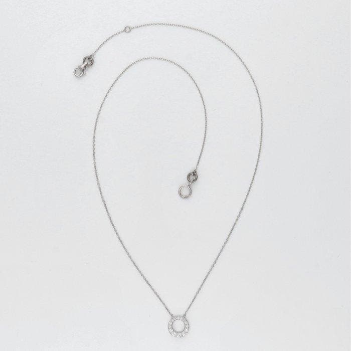 Collier - 18 carats Or blanc Diamant (Naturelle), Bijoux, Sacs & Beauté, Colliers