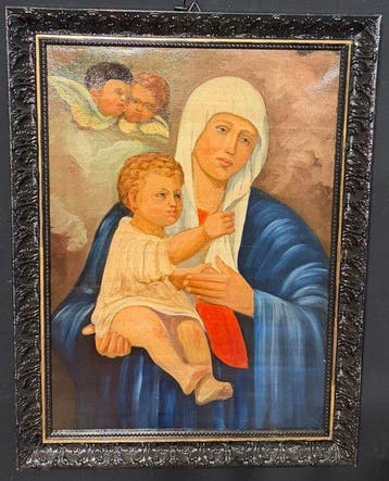 École italienne (XX) - Madonna con Gesù Bambino