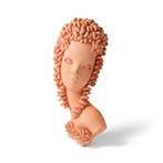 sculptuur, Grand masque art déco - vers 1930 - Signé - 33 cm