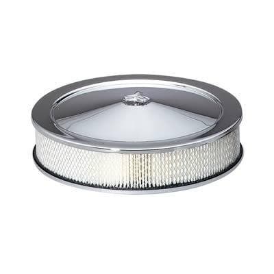luchtfilter 14 inch chroom blanco, Auto-onderdelen, Filters, Nieuw, Ophalen of Verzenden