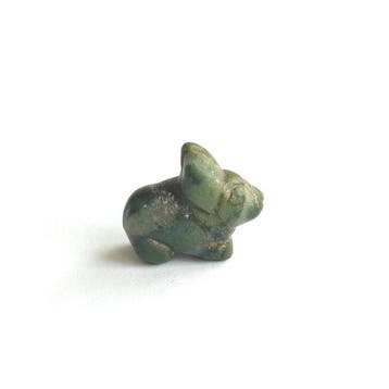 Sino-Mongolisch of Sino-Siberisch Groene jaspis XS Rabbit