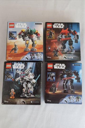 Lego Set - Star Wars - Meerdere Star Wars mech-sets (75368,