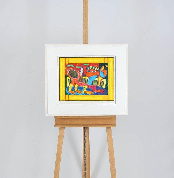 Clemens Briels (1946) - Dish Dog, Antiek en Kunst, Antiek | Overige Antiek