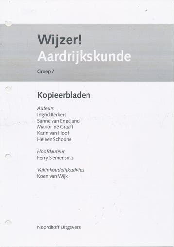 Wijzer! Aardrijkskunde kopieerbladen groep 7 (incl. toetsen, Verzenden