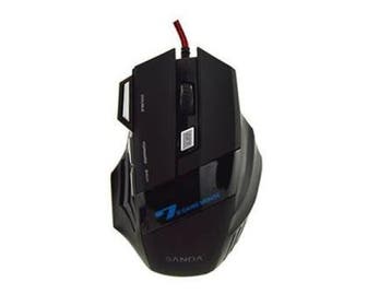 Veiling - SANDA 7D SD-2063 bedrade Gaming Muis, Computers en Software, Muizen, Nieuw
