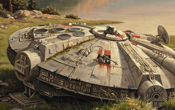 Kleury.art - [XL Canvas] The Falcon’s Anchorage” by, Cd's en Dvd's, Nieuw in verpakking