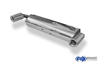 FOX MG TF achterdemper uitgang rechts/links - 1x90 type 13 r, Verzenden, Nieuw