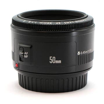 Canon EF 50mm f/1.8 II - standaard lens, portret lens, Nieuw