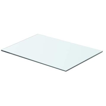 vidaXL Wandschap transparant 50x30 cm glas, Maison & Meubles, Verzenden