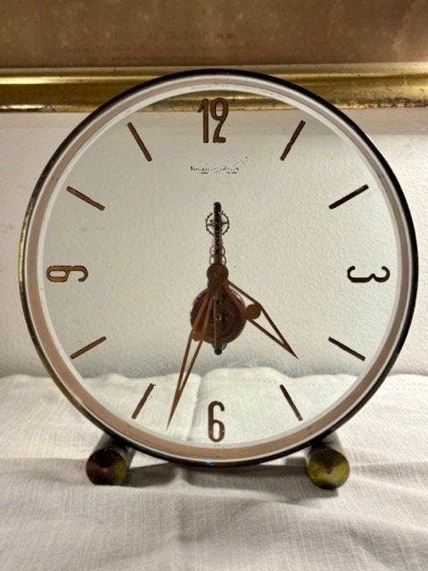 Skeletklok - Jaeger-LeCoultre - Art Deco - Verguld messing -, Antiek en Kunst, Antiek | Klokken