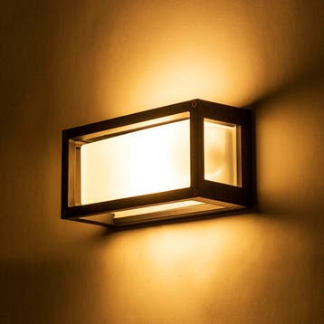 Wandverlichting modern Brick Muurlamp Zwart, Verzenden, Nieuw