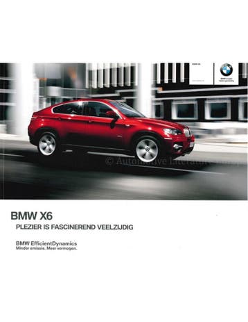 2011 BMW X6 BROCHURE NEDERLANDS, Ophalen of Verzenden, Nieuw