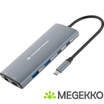 Conceptronic DONN06G laptop dock & poortreplicator Bedraad, Verzenden