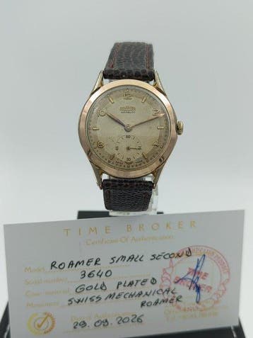 Roamer - Small Second - Zonder minimumprijs - 3640 - Heren -, Nieuw
