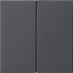 Gira Systeem 55 Dubbele Wip Schakelaar Leeg Antraciet -, Verzenden, Nieuw