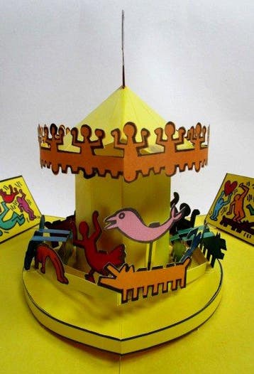 Keith Haring (1958-1990) - 2x (1986 + 2025) Luna Luna A