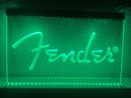 Fender neon bord lamp LED  verlichting reclame lichtbak *GRO, Verzenden