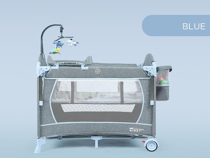 Cool Baby KDD-P960F - Campingbed - Inklapbaar - Blauw, Caravans en Kamperen, Kampeeraccessoires, Ophalen of Verzenden