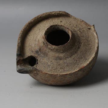 Byzantijns Terracotta olielamp (Zonder minimumprijs)