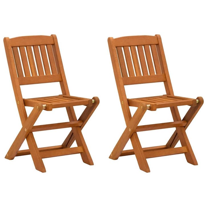vidaXL Kinderklapstoelen, 2 stuks, van massief, Jardin & Terrasse, Chaises de jardin, Envoi