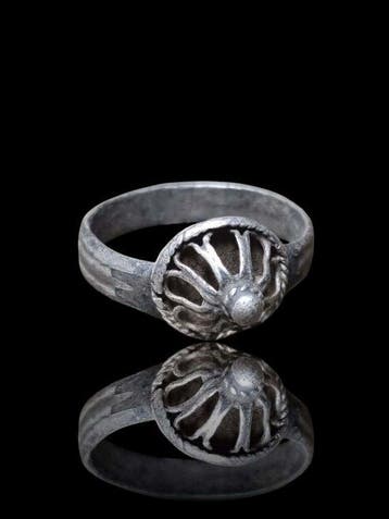 Stunning Merovinisch Gaul Silver Ring