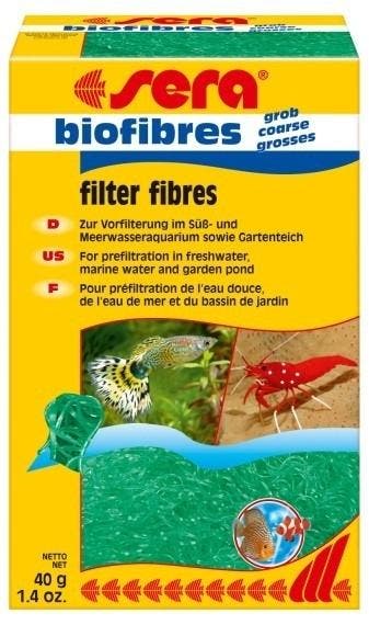 Sera Biofibers Grof 40gram (Sera filtermaterialen), Dieren en Toebehoren, Ophalen of Verzenden, Nieuw