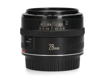 Canon EF 28mm f/2.8 - 1 jaar garantie, Ophalen of Verzenden, Zo goed als nieuw