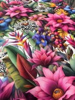 GIUNGLA URBANA, 100% katoen stof, OEKO-TEX, uniek ontwerp,