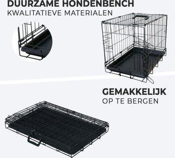 MaxxPet kooi Hondenbench opvouwbaar meerdere maten, Animaux & Accessoires, Ophalen of Verzenden