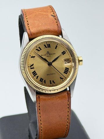 Baume & Mercier - baumatic automatic steel gold 18kt - Sans, Nieuw