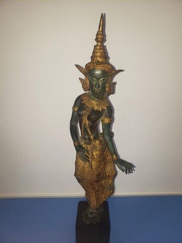 60 cm - Aziatische kunst - Beeld van een Thaise