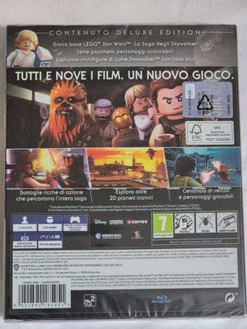 Sony - Jeu Lego - la saga Skywalker neuf avec figurine lego