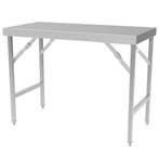 Inklapbare Werktafel | RVS | Indoor | 1500x700x850(h)mm, Verzenden, Nieuw in verpakking