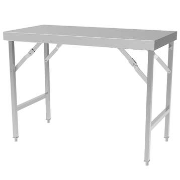 Inklapbare Werktafel | RVS | Indoor | 1500x700x850(h)mm, Verzenden, Nieuw in verpakking