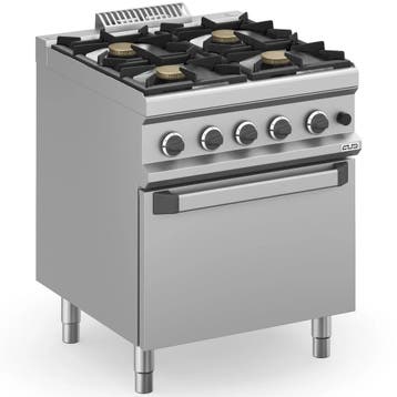 Fornuis + Oven | MAGISTRA PLUS 700 | Gas | 4 Branders (4x, Verzenden