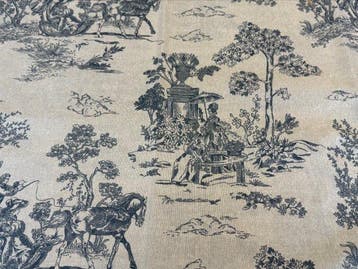 Geen reserveringsprijs!! Elegante meubelstof in Toile de, Antiek en Kunst