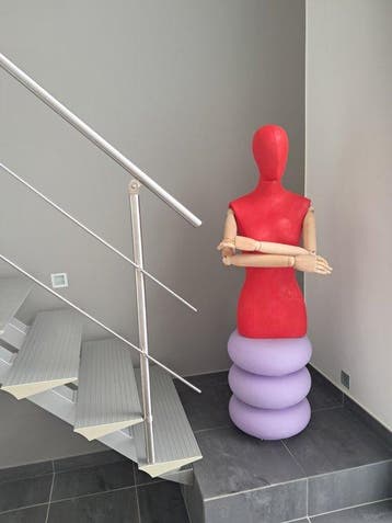 Buste, Originele Hans Boodt designbuste met verstelbare, Antiek en Kunst