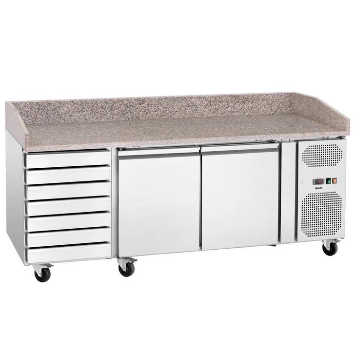 Pizzawerkbank | 360L | 2 Deuren + 7 Deegladen (EN600x400) |, Articles professionnels, Horeca | Équipement de cuisine, Envoi