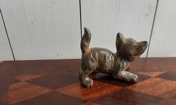 P. Chenet Foundry - Beeld, Kat - 8 cm - Brons, Antiek en Kunst